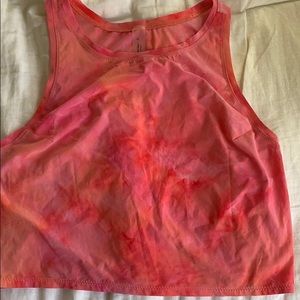 OV Tissue Tie Dye Crop Tank